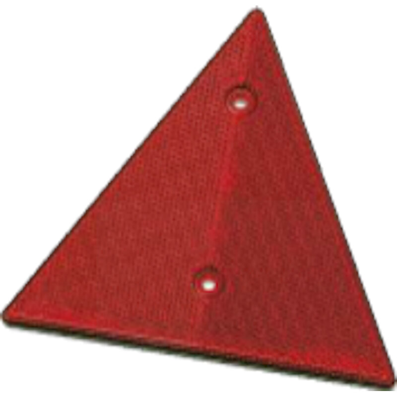 CATADIOPTRICO TRIANGULAR C/AGUJERO ROJO