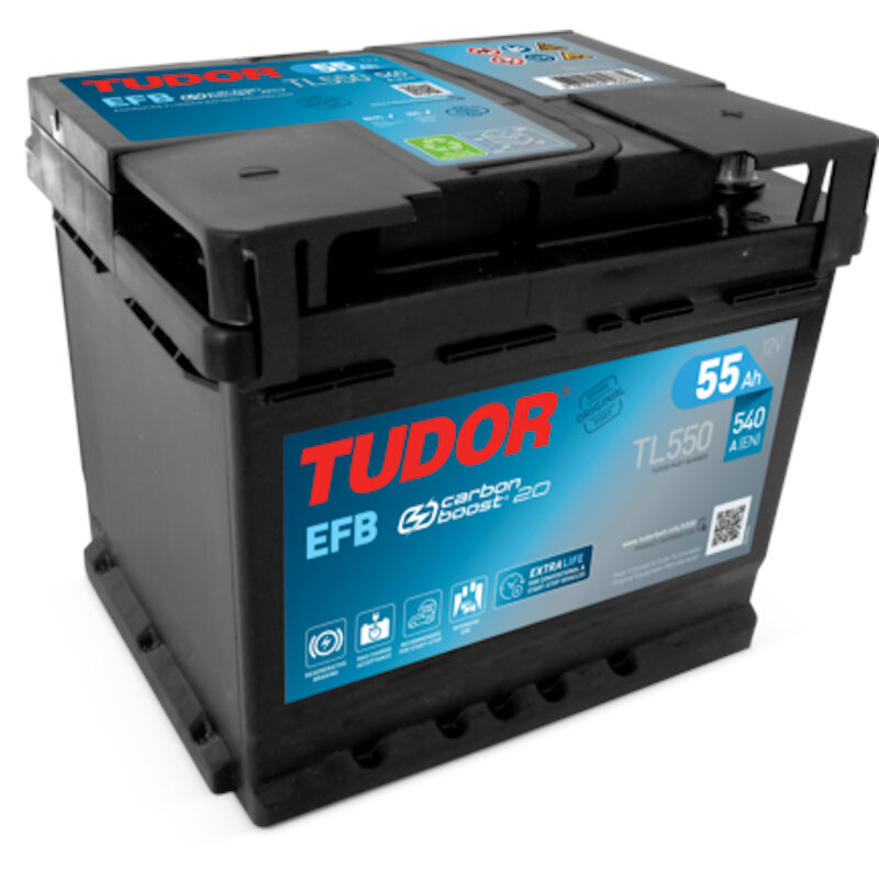 BATERIA TUDOR EFB 55AH 480A