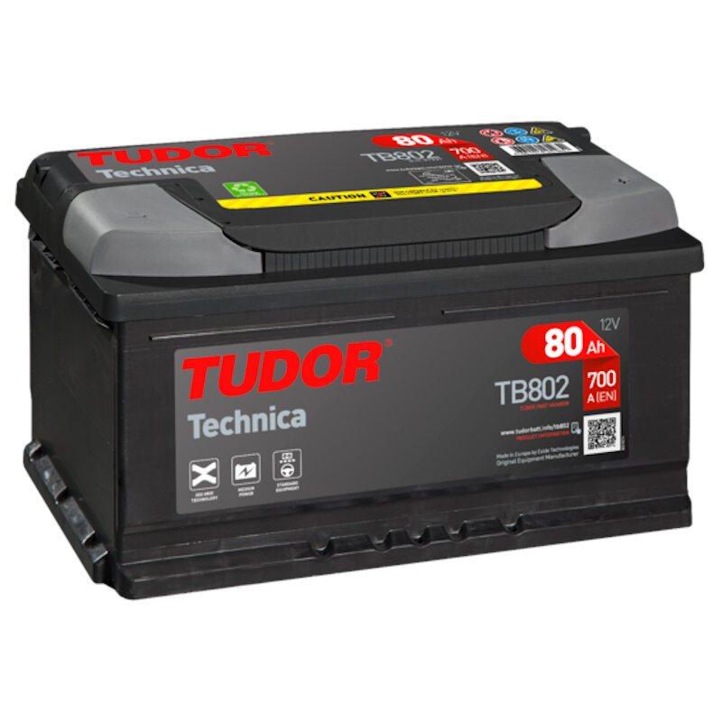BATERIA TUDOR 80AH 700A