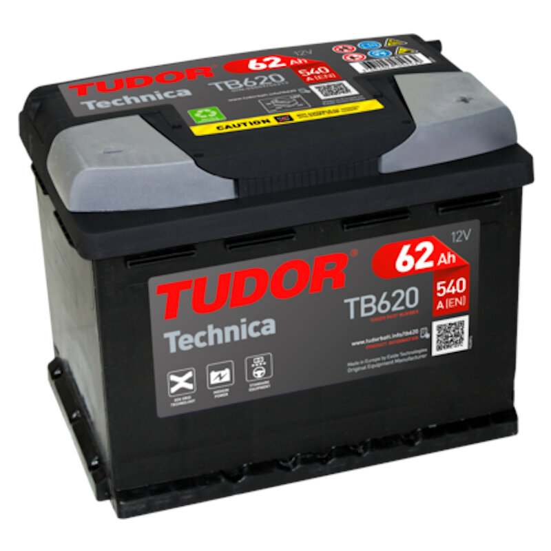 BATERIA TUDOR 62AH 540A