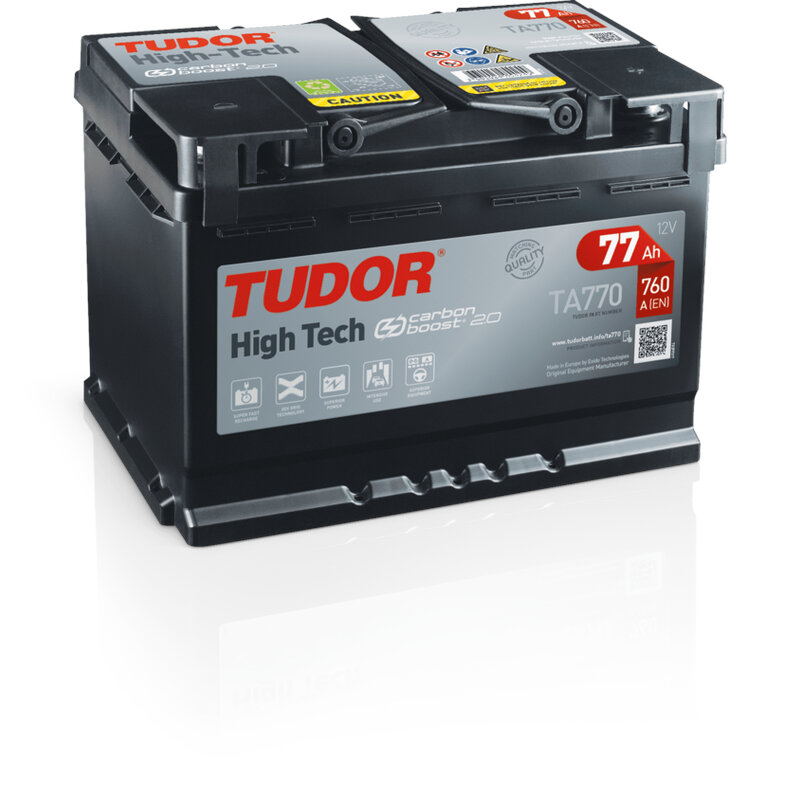 BATERIA TUDOR 77AH 760A