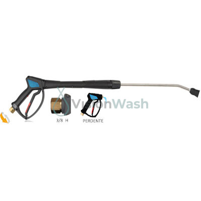 LANZA COMPLETA PERDENTE GIRATORIA VW28 SIN BOQUILLA PARA BOX VISIONWASH