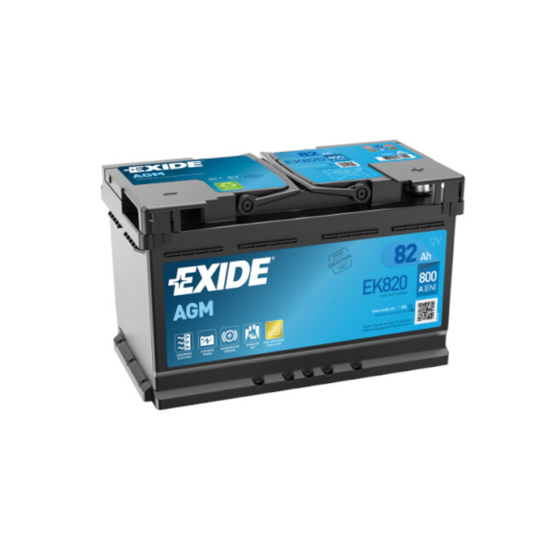 BATERIA EXIDE AGM 82AH 800A